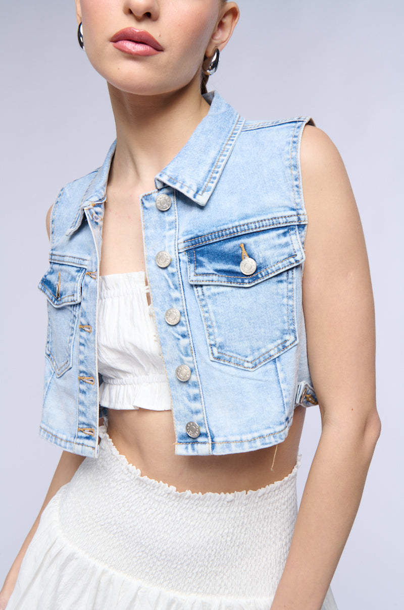 BACK TO THE BASICS DENIM VEST