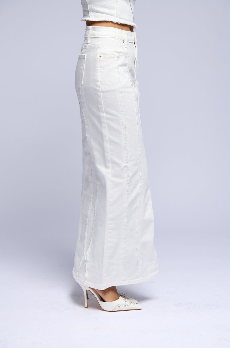 AZURA DENIM MAXI SKIRT