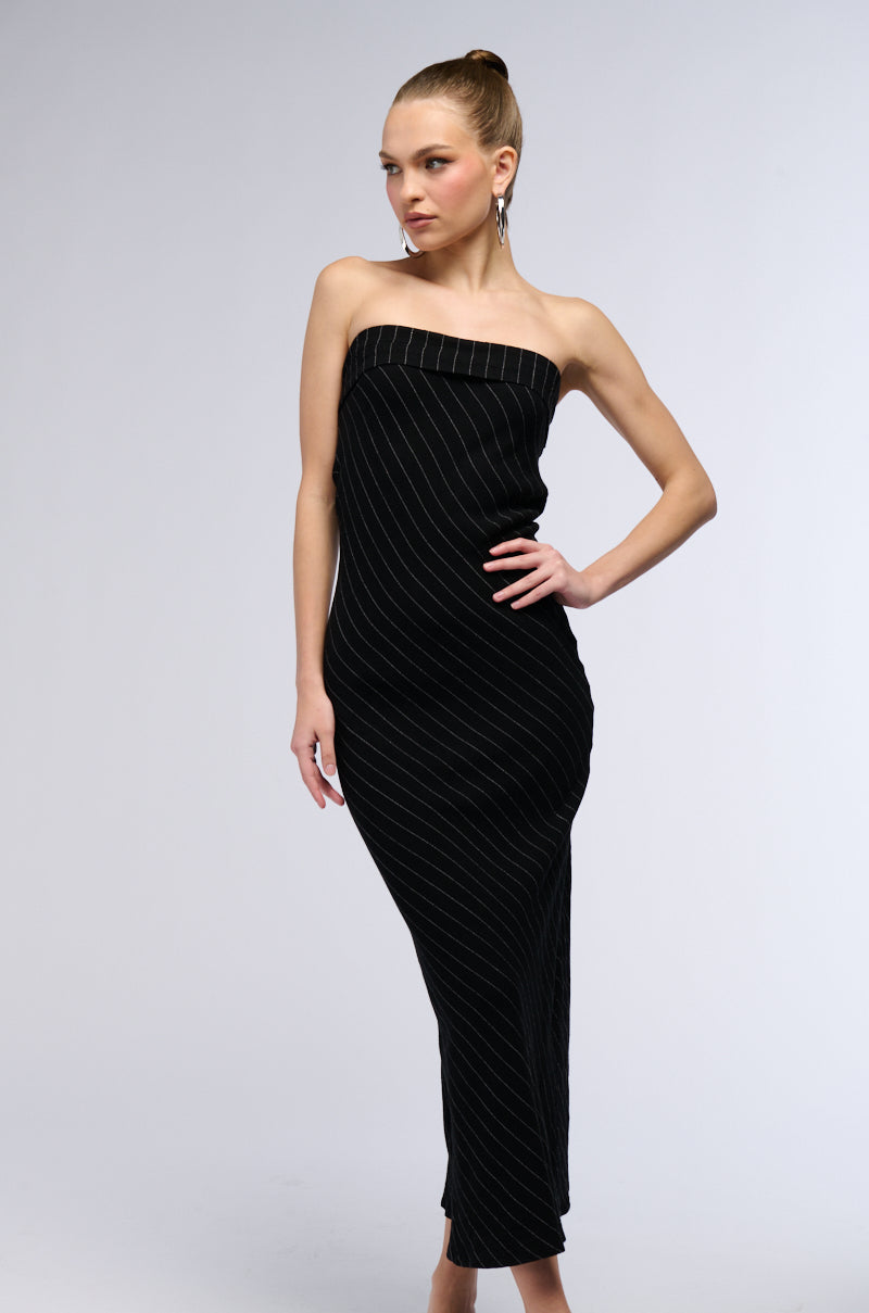 BEEN FINE TUBE OPEN BACK MAXI DRESS