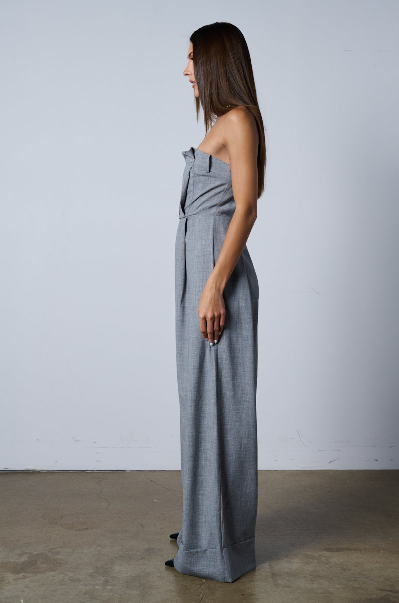 SHE MEANS BUSINESS WIDE LEG JUMPSUIT