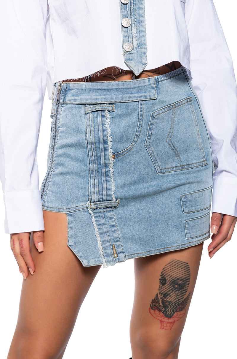 DENIM DAY MINI SKIRT