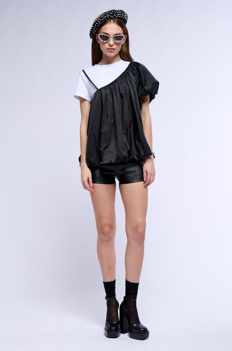 AYO ARI BUBBLE HEM T SHIRT