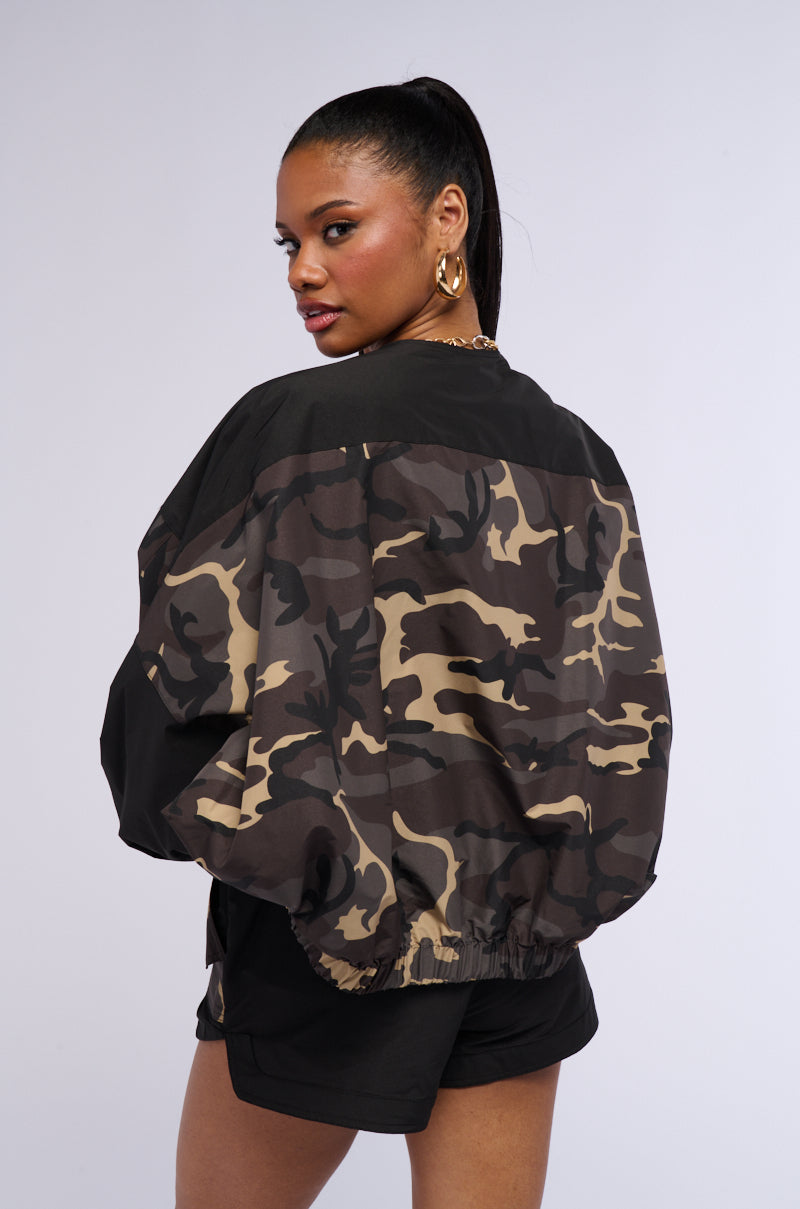 BAD HABITS CAMO BOMBER BOLERO