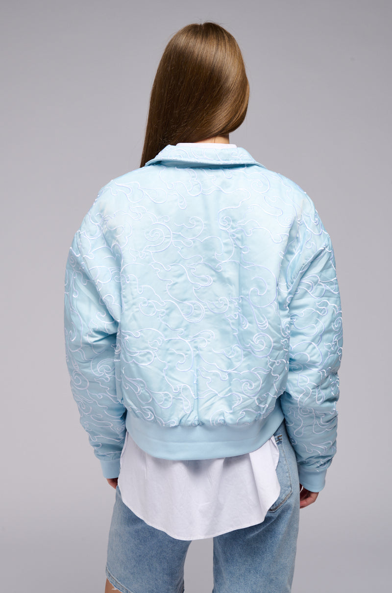 ROSALIA EMBROIDERED BOMBER