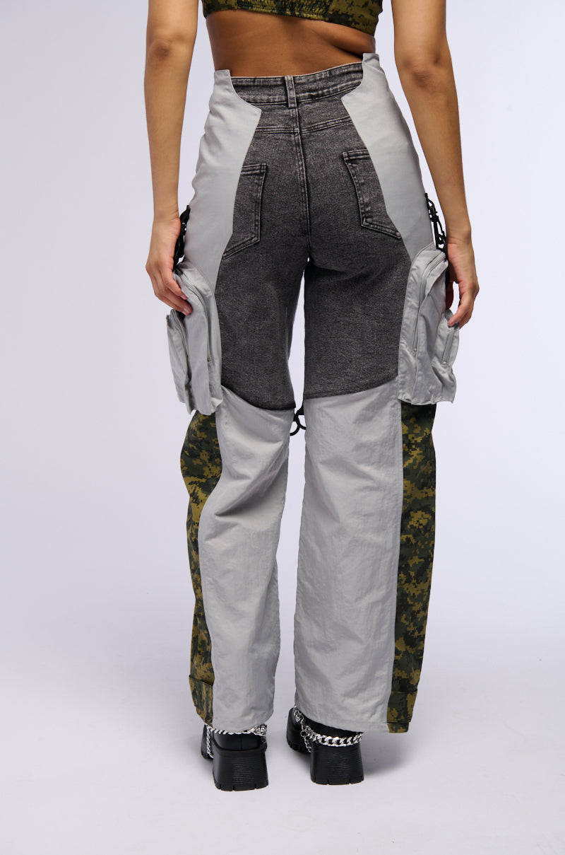 COMBAT COMBO DENIM TROUSER