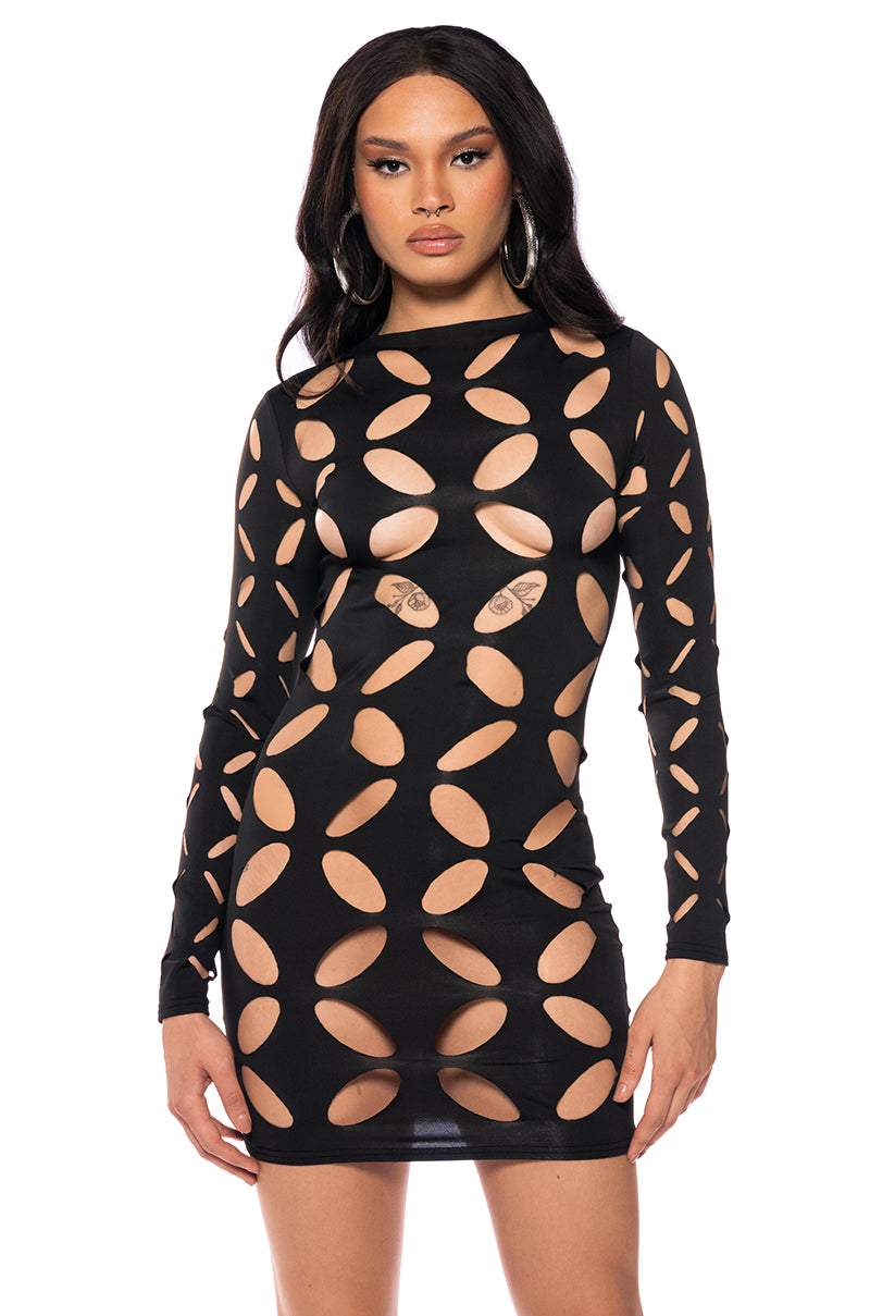 CATHERINE CUT OUT MINI DRESS