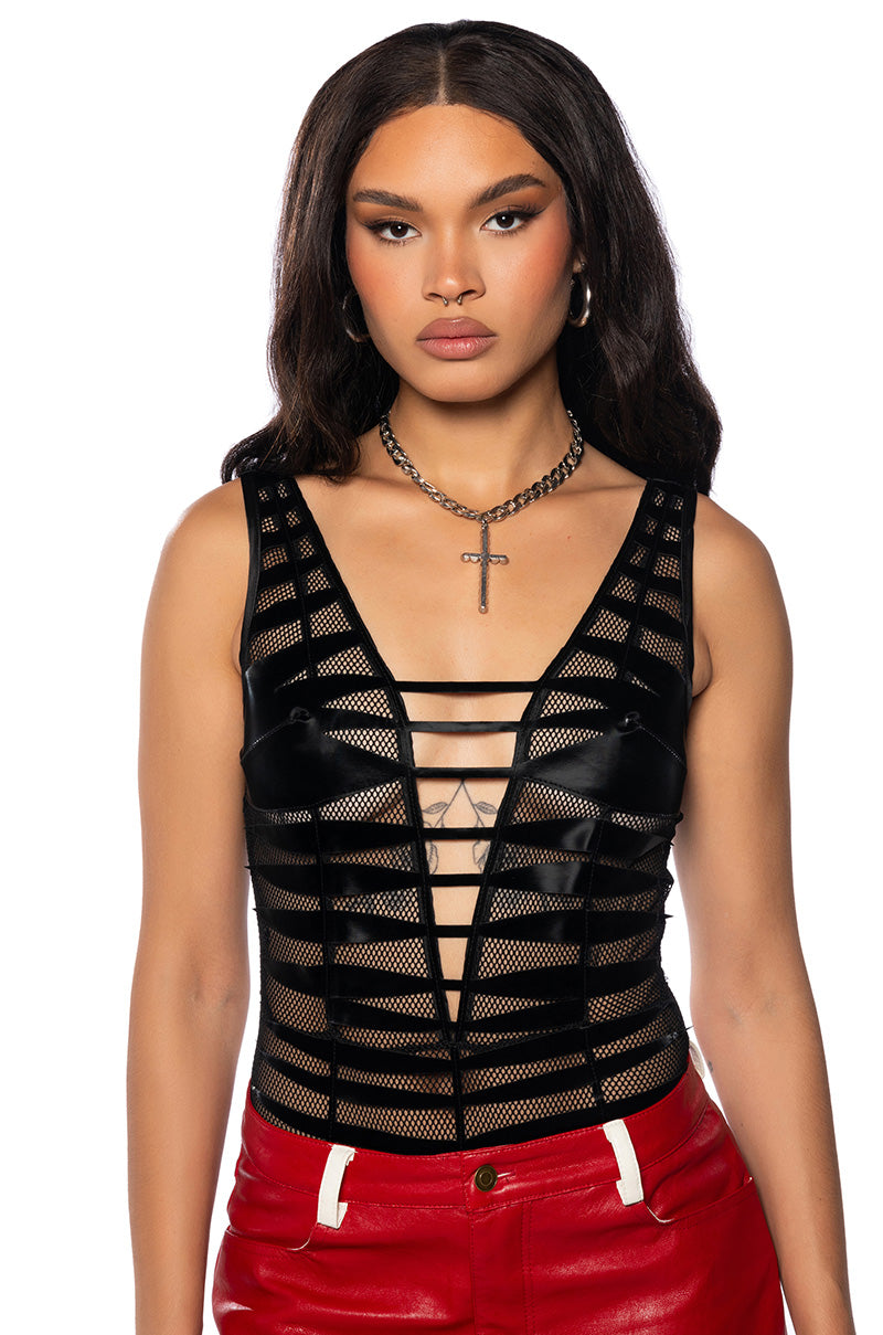 VIXEN DEEP V BODYSUIT