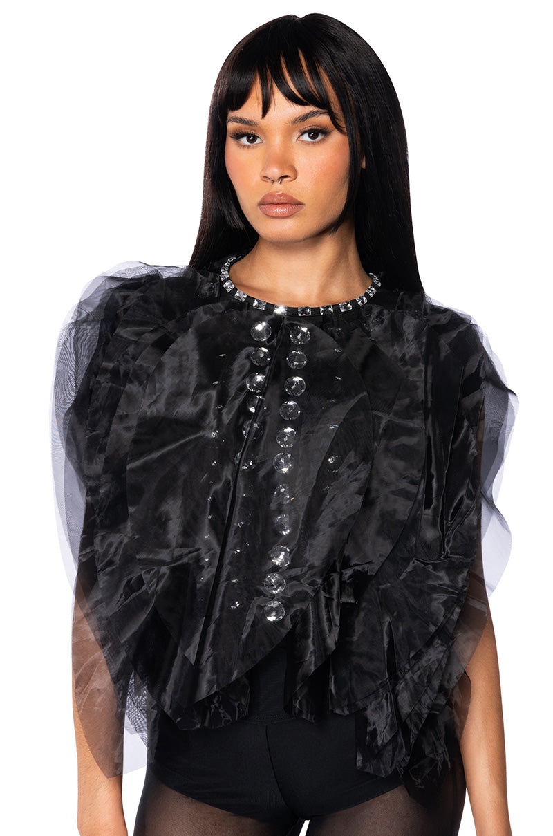 SEARCHING FOR YOU LAYERED ORGANZA BLOUSE