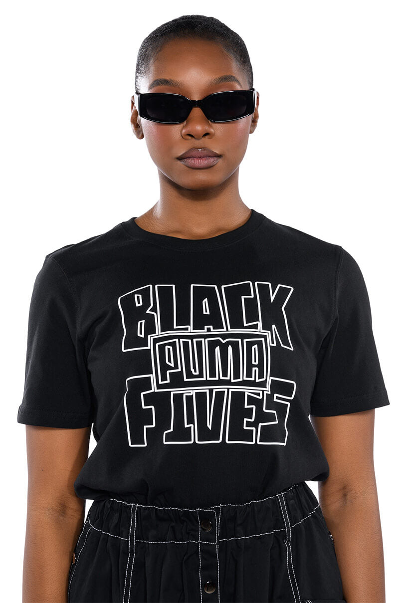 PUMA BLACK FIVES BARNSTORMING TEE