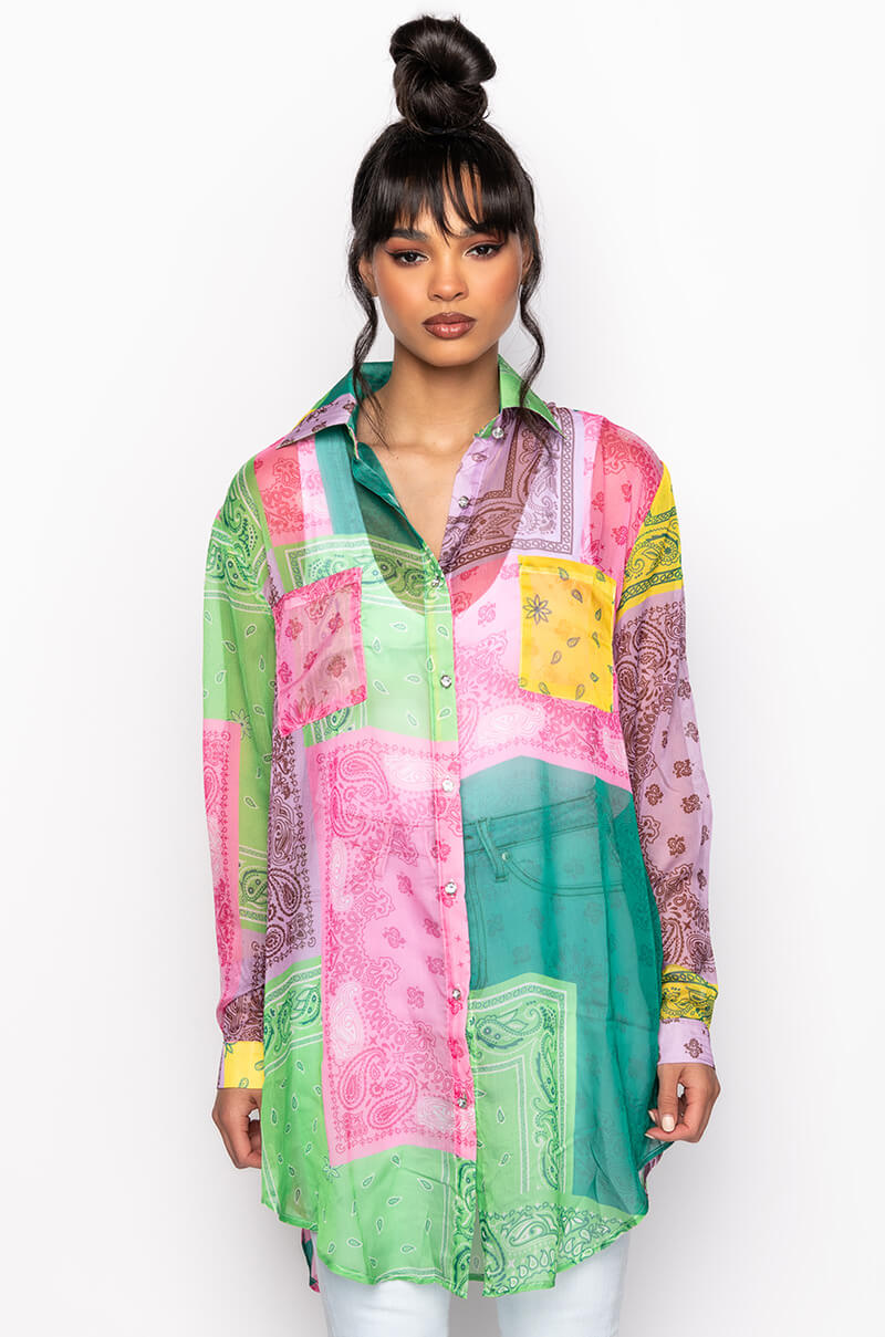 BANDANA POPSICLE LONG SHIRT