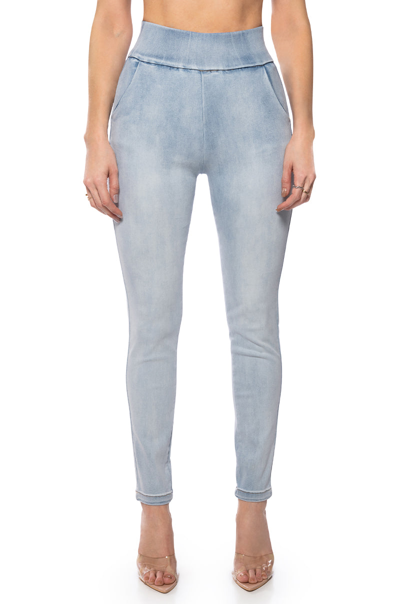 BIG BOOTY FLEX FIT HIGH WAIST DENIM PANT