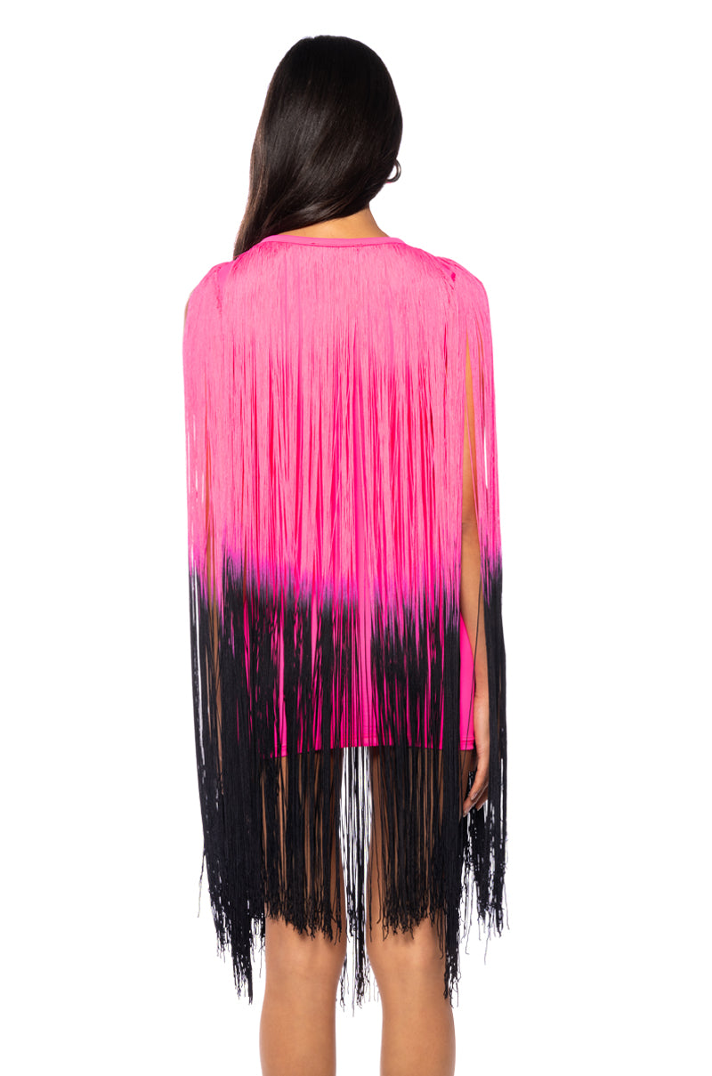 FLAPPER FRINGE MINI DRESS