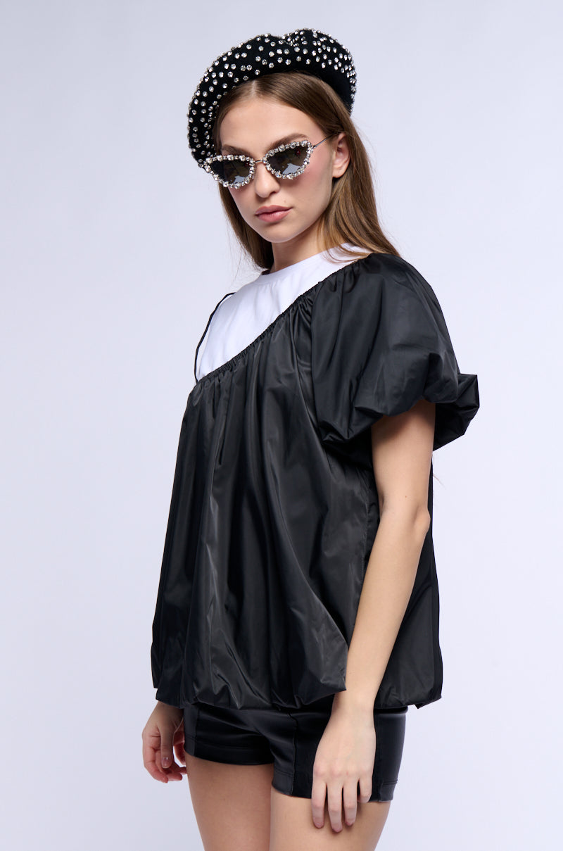 AYO ARI BUBBLE HEM T SHIRT