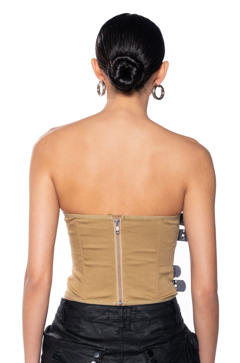 UNWAVERING FAITH BUCKLE TUBE TOP