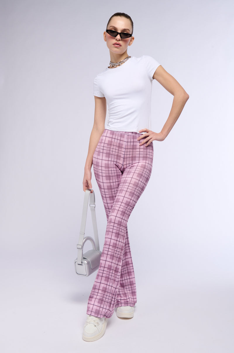 LOOKING FOR SOME FUN PLAID FLARE LEGGING