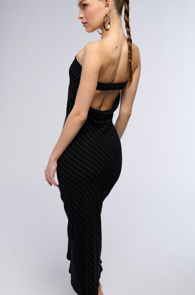 BEEN FINE TUBE OPEN BACK MAXI DRESS