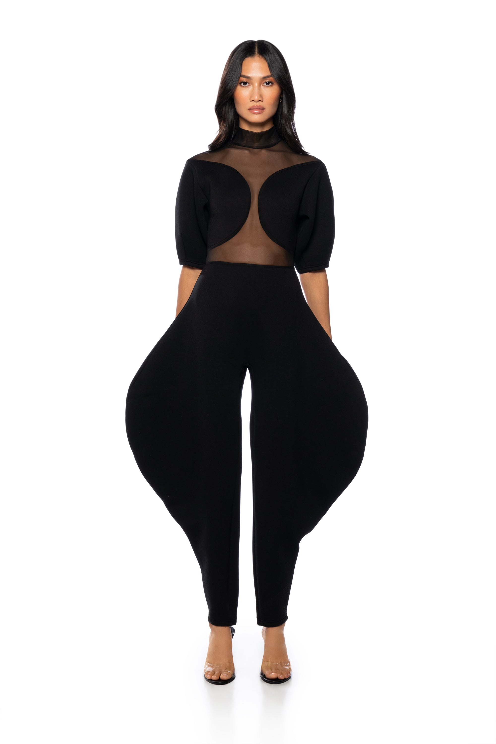 GENIE IN A BOTTLE MESH JUMPSUIT