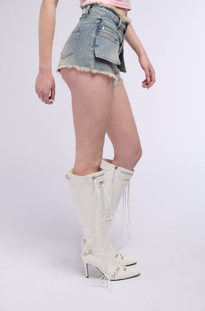 ALLEGRA HIGH WAIST DENIM SHORT