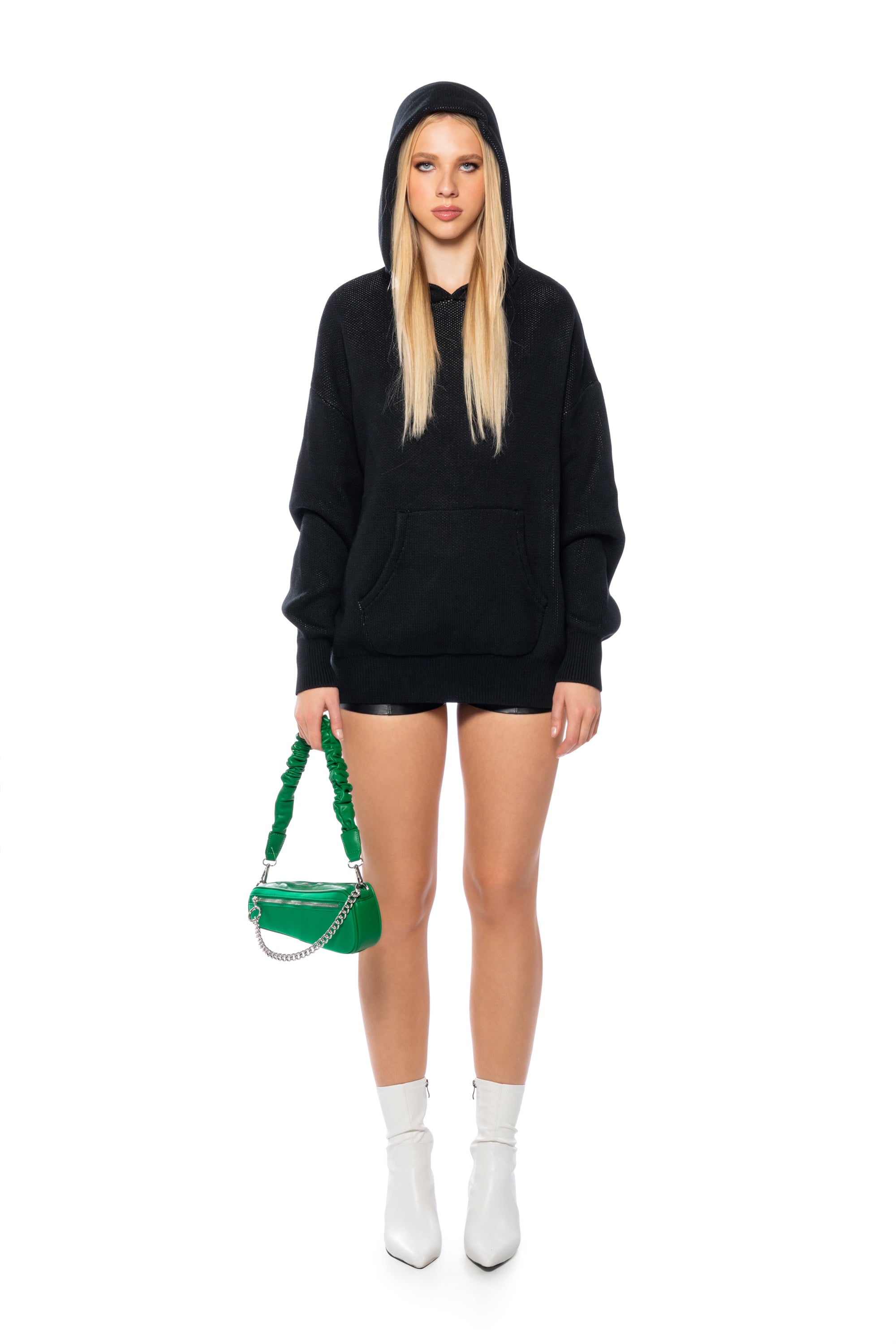 RUNWAY OVERSIZED HOODED SWEATER