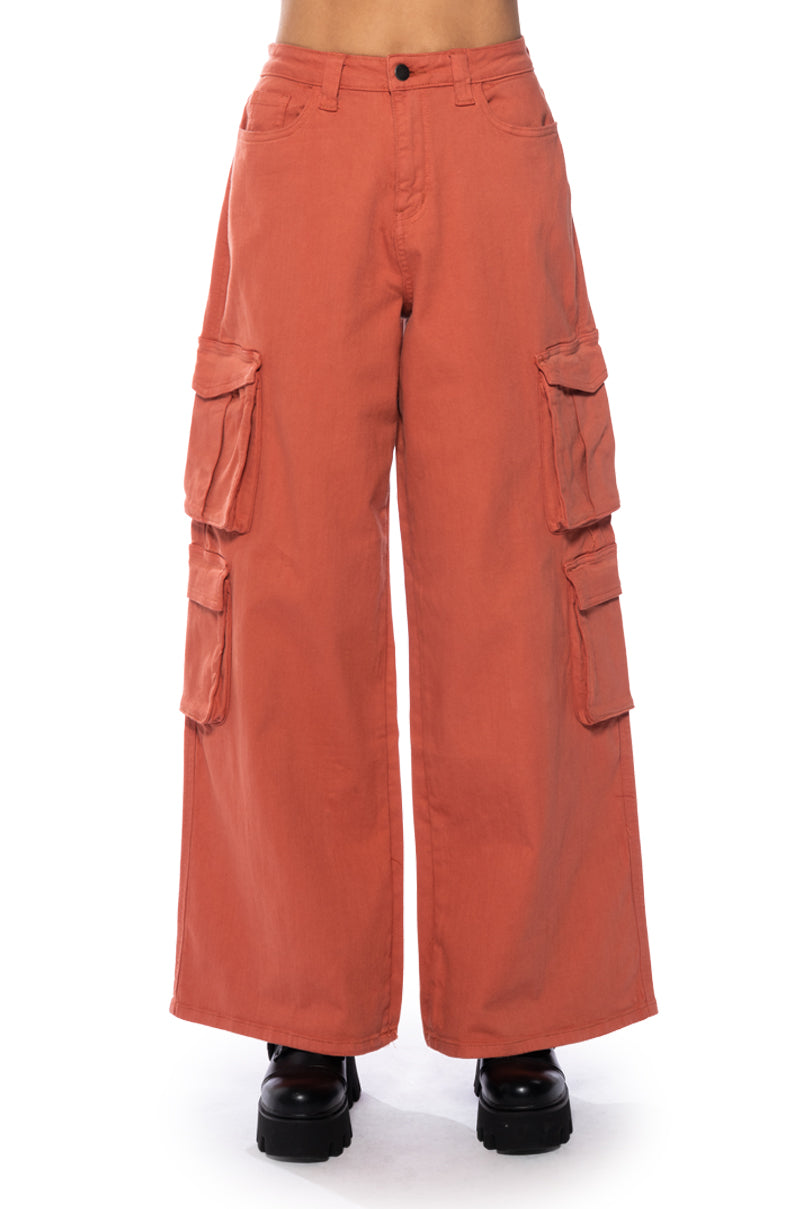 ON THE LOW ULTRA WIDE CARGO PANT