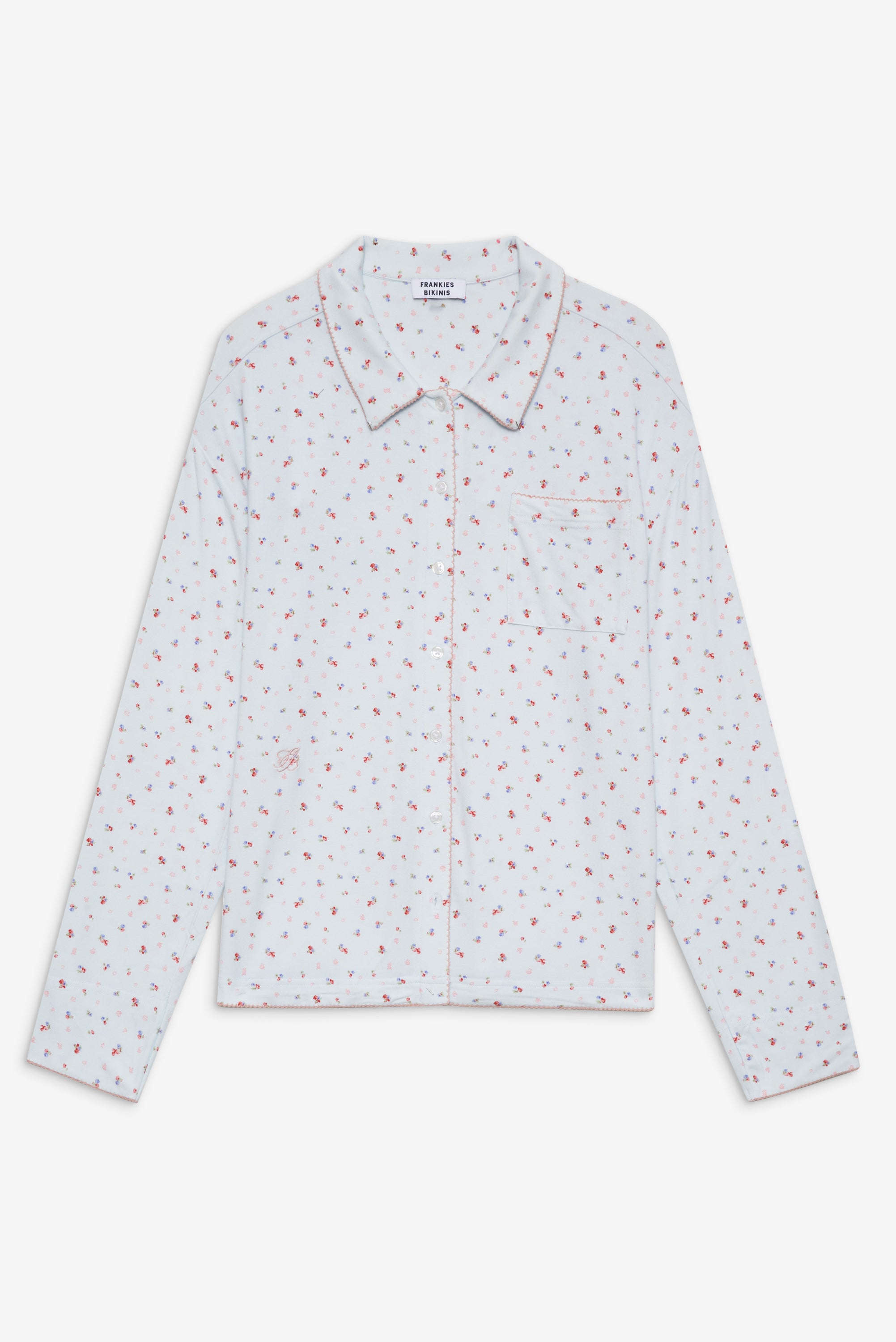 Rory Long Sleeve Sleep Shirt - Malibu Meadow