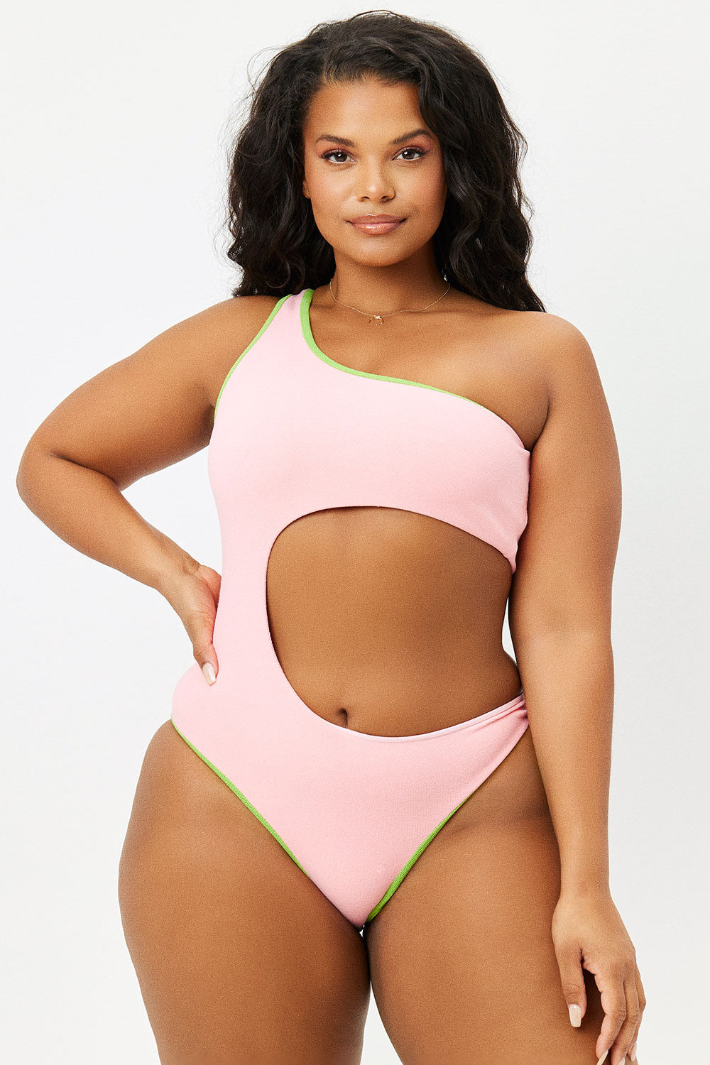 Cash Terry One Piece Swimsuit - Summer Melon