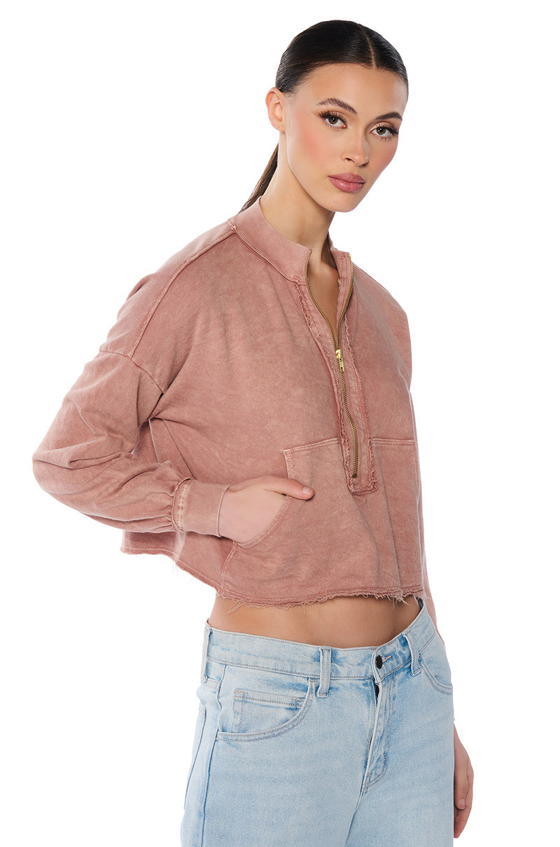 EMORY MINERAL WASHED SWEATSHIRT