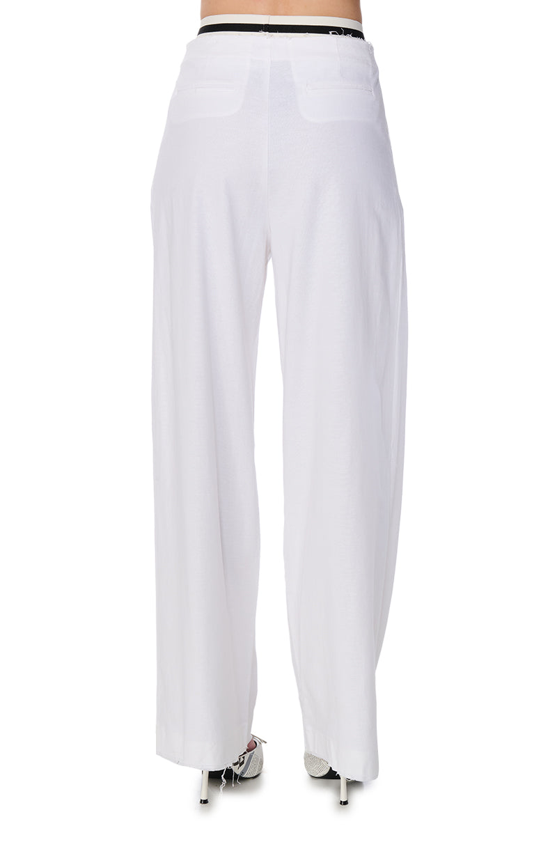 ALASTOR ELASTIC WAIST WIDE LEG TROUSER