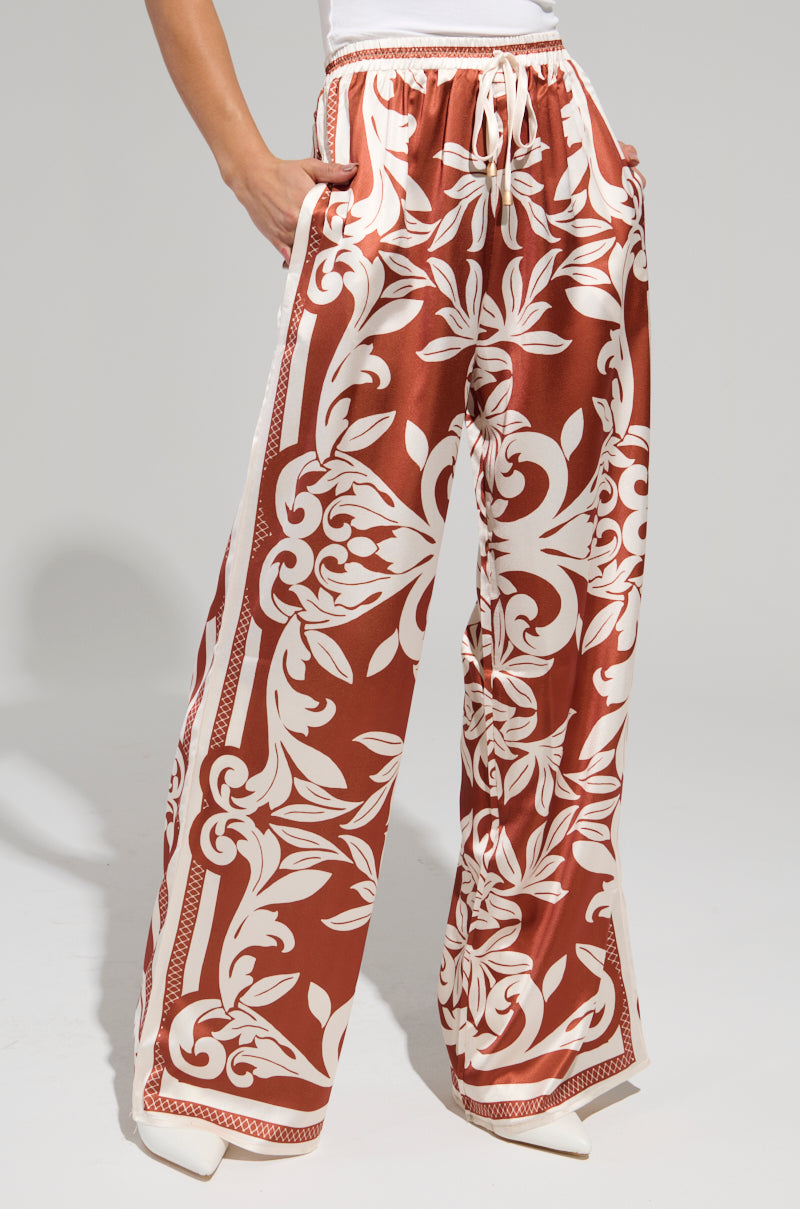 FIND A WAY PRINTED PALAZZO PANT