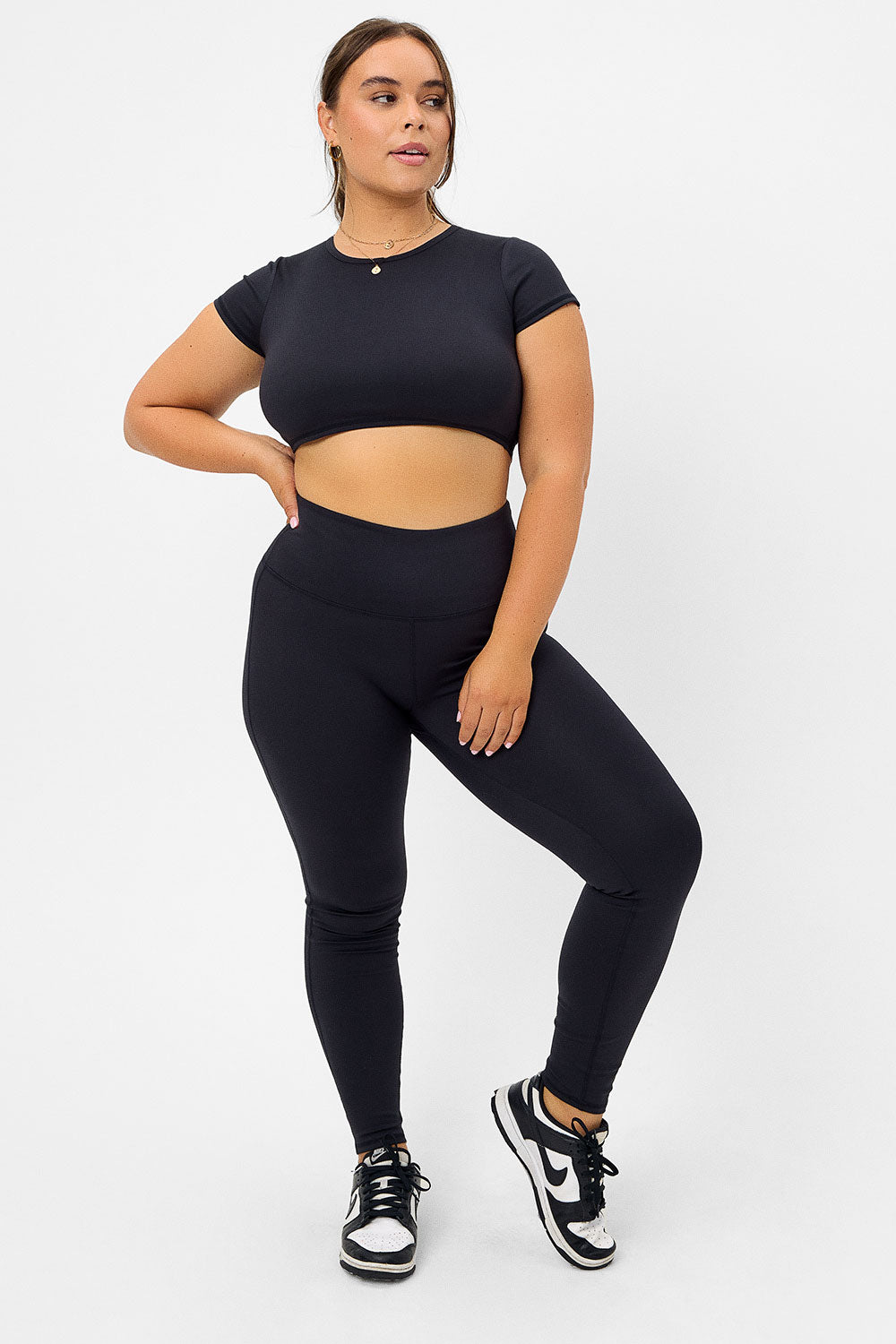 Zippy Crop Top - Black