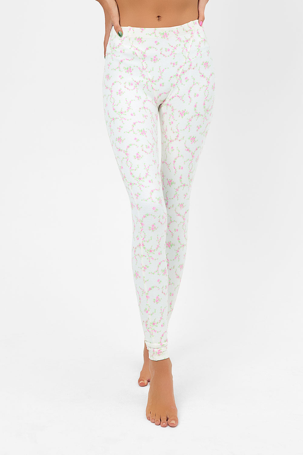 Erin Waffle Legging - Day Lily