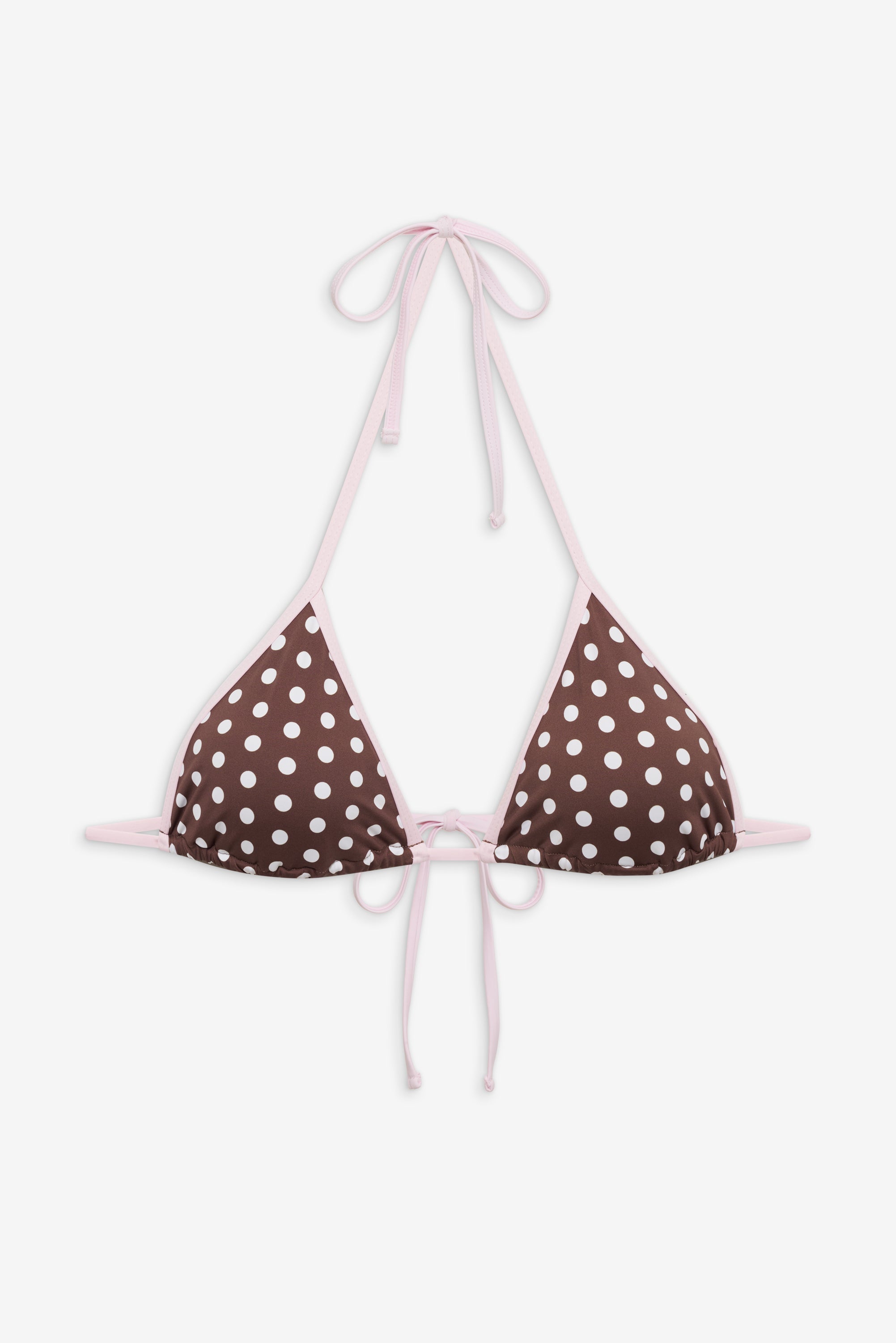 Nick Skimpy Triangle Bikini Top - Cocoa Dot