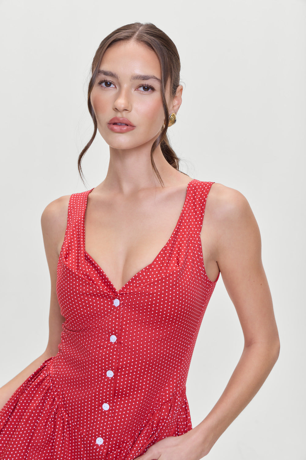 Charlotte Corset Mini Dress - Ladybug