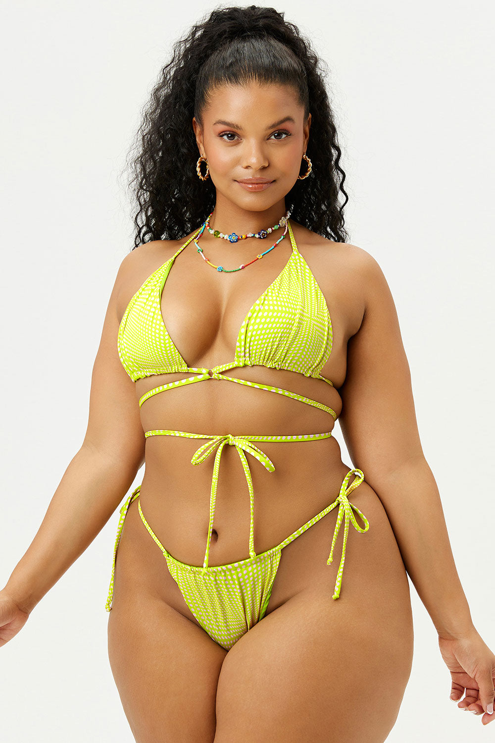 Tatum Triangle String Bikini Top - Yuma