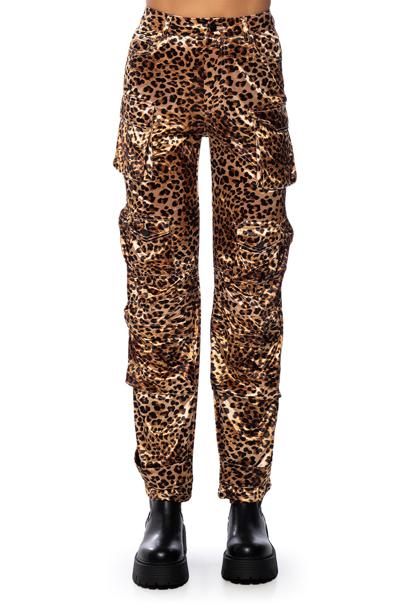 ANIMAL INSTINCT SATIN CARGO PANT