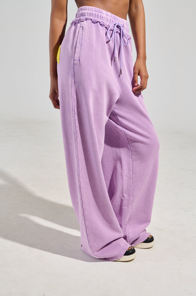 LOVERS CLUB WIDE LEG JOGGER