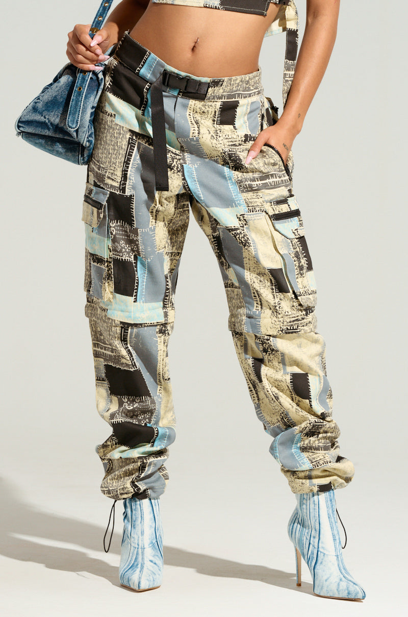 OUT OF MY HEAD PATCHWORK JOGGER PANT