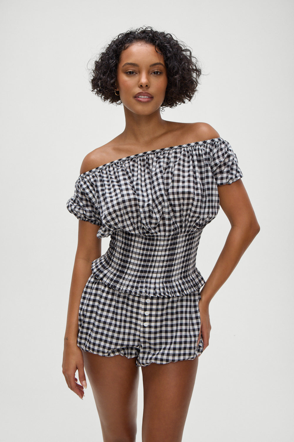 Cider Bloomers - Black Gingham