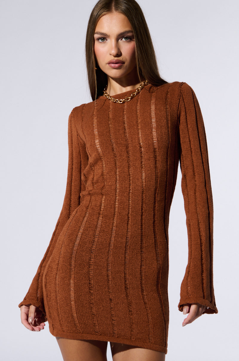 COOL IT KNIT MINI DRESS