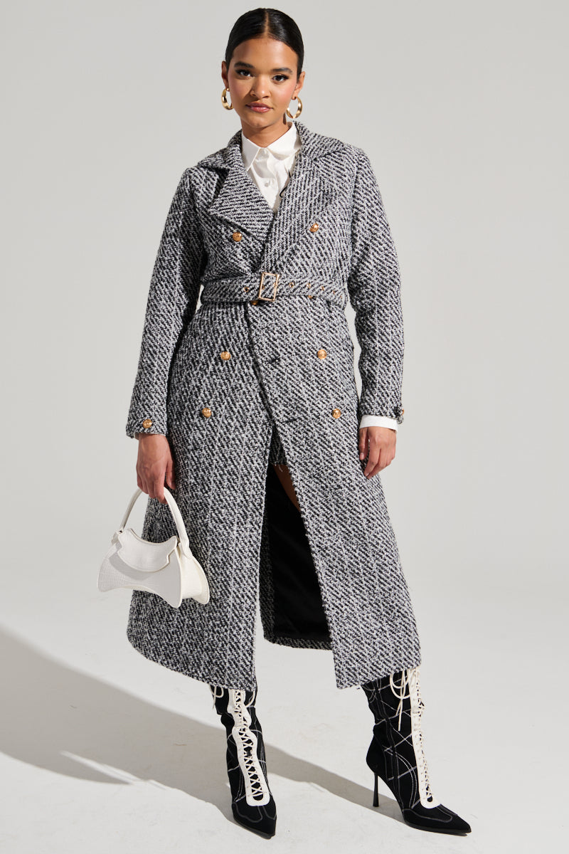 ALTURA TWEED TRENCH