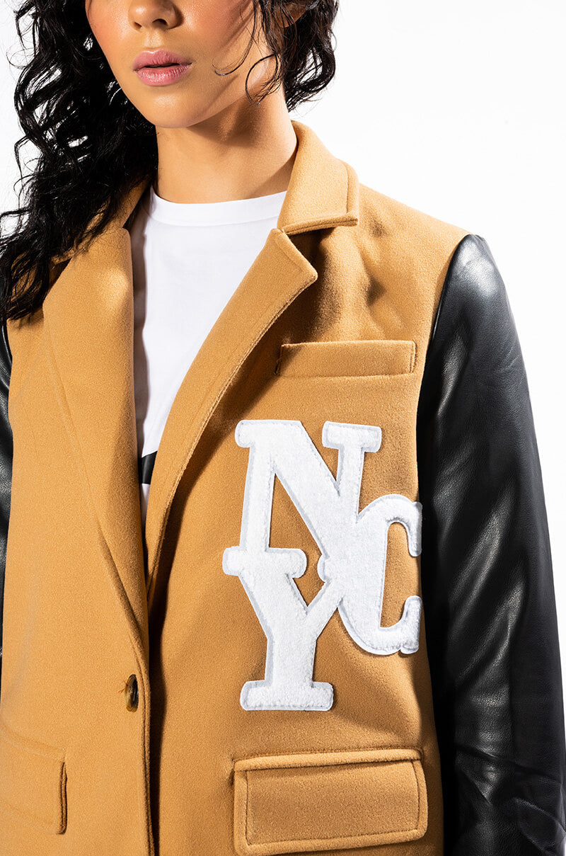 BRENTWOOD VARSITY TRENCH JACKET