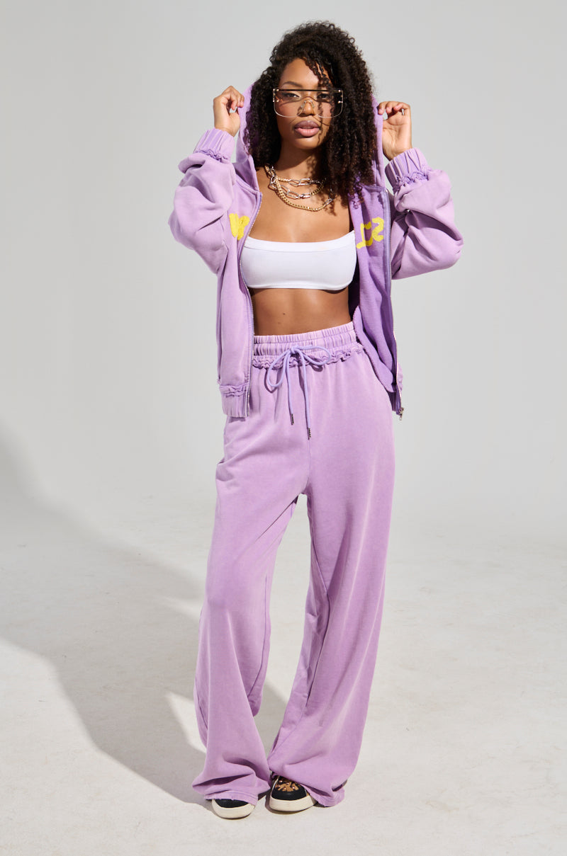 LOVERS CLUB WIDE LEG JOGGER