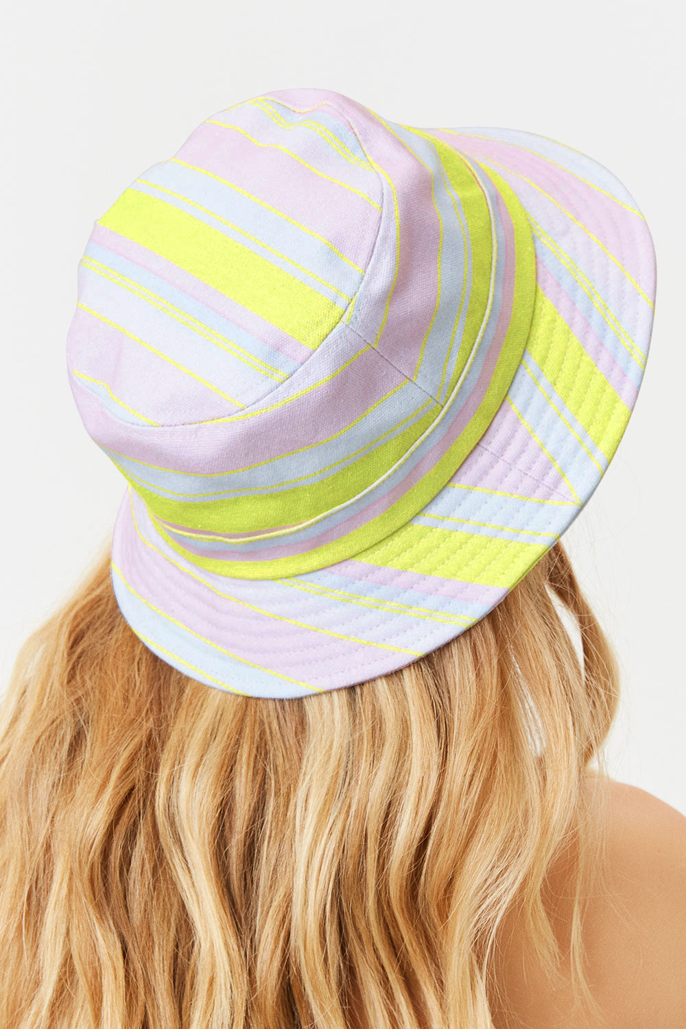 Jax Striped Bucket Hat - Summer Stripe