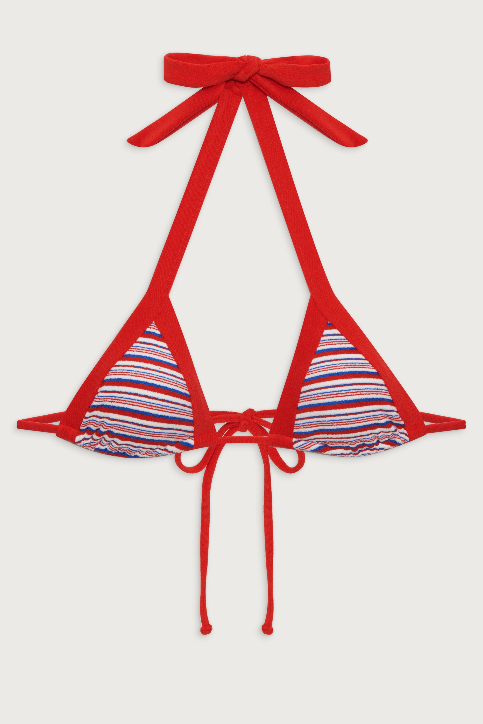 Taite Terry Triangle Bikini Top - American Summer