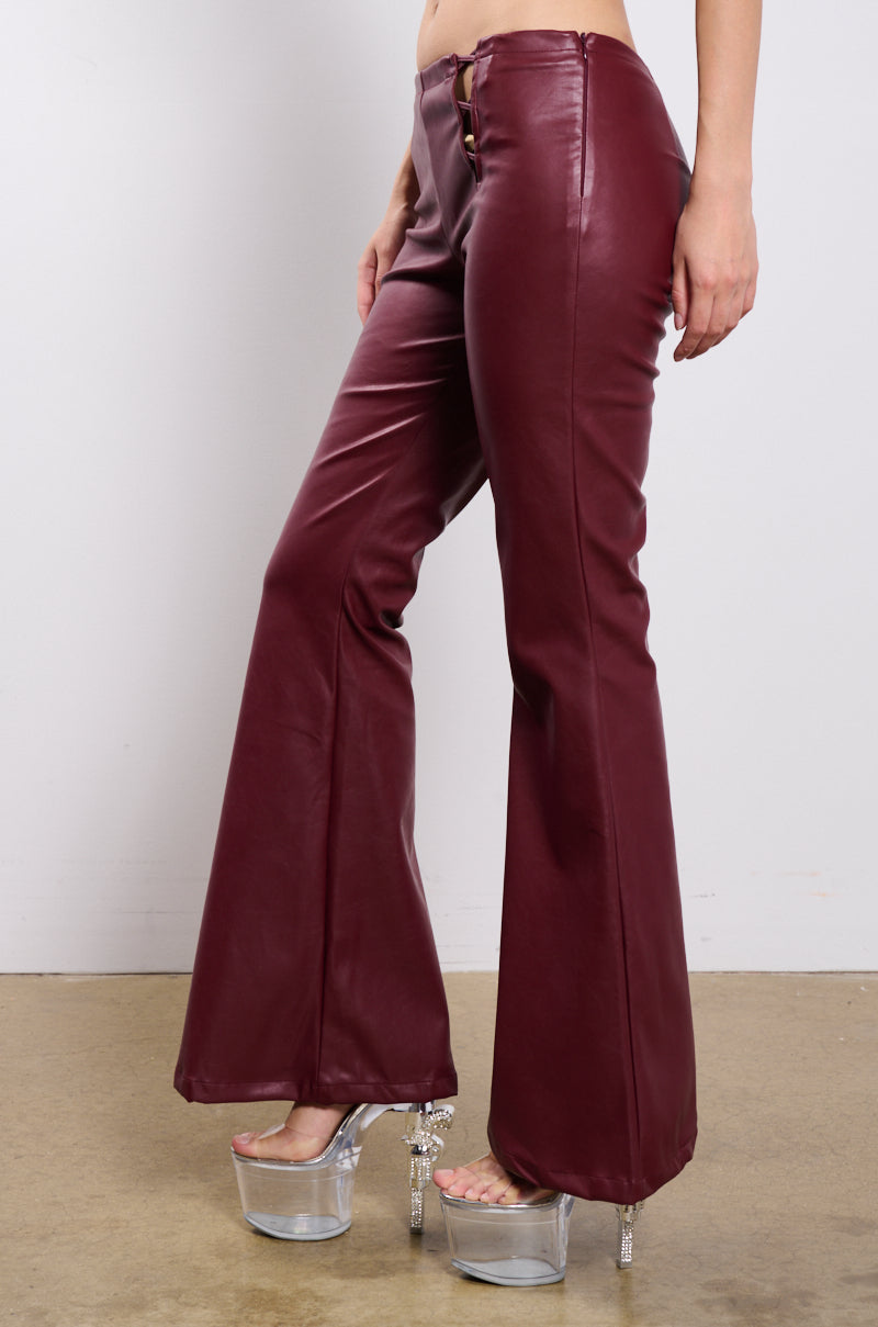 SOMETHING ABOUT YOU FAUX LEATHER PANT