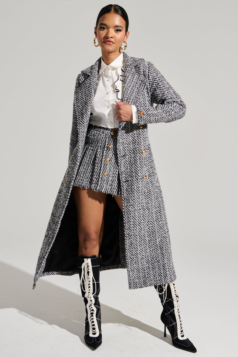 ALTURA TWEED TRENCH