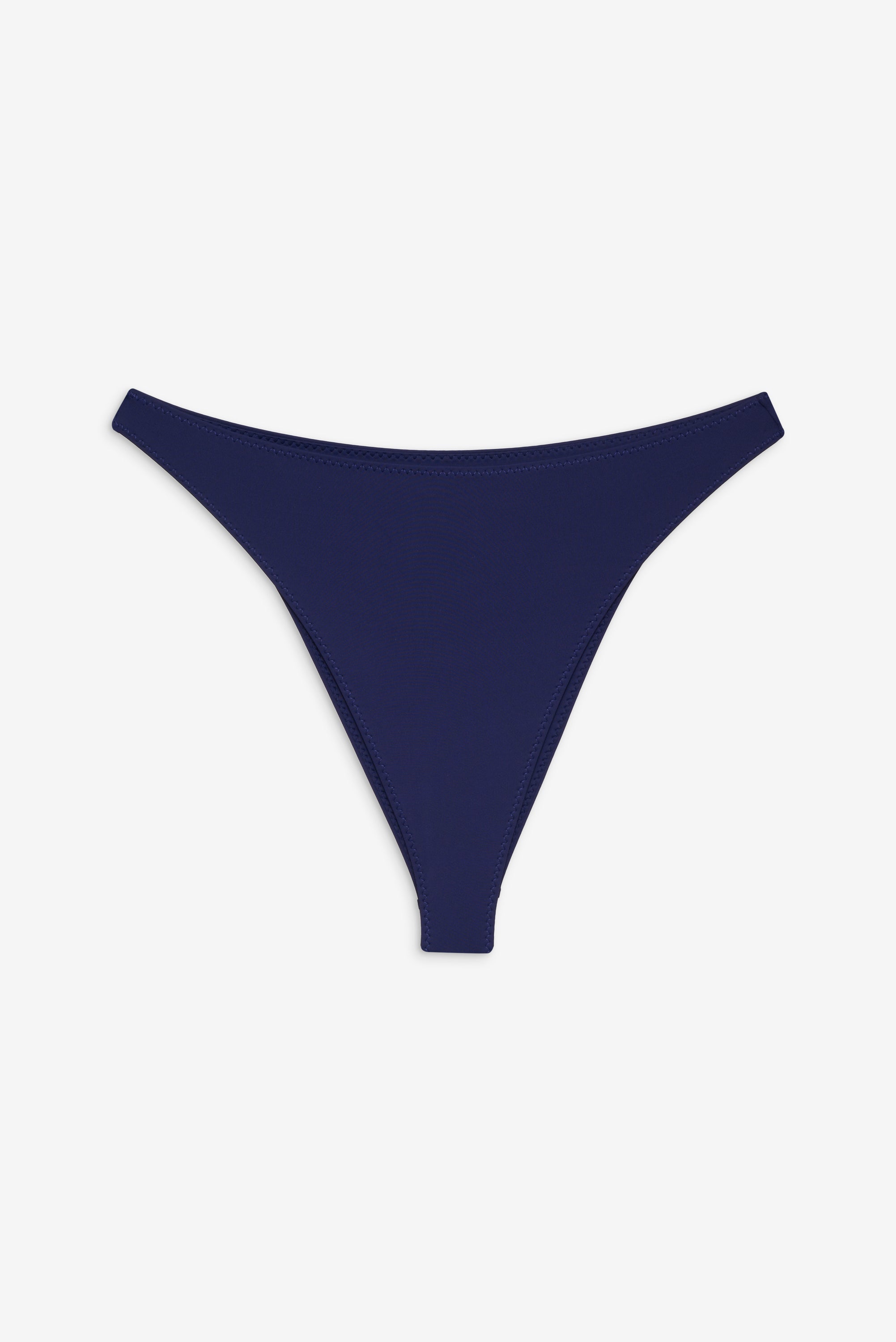 Beck High Waist Bikini Bottom - Midnight Dip