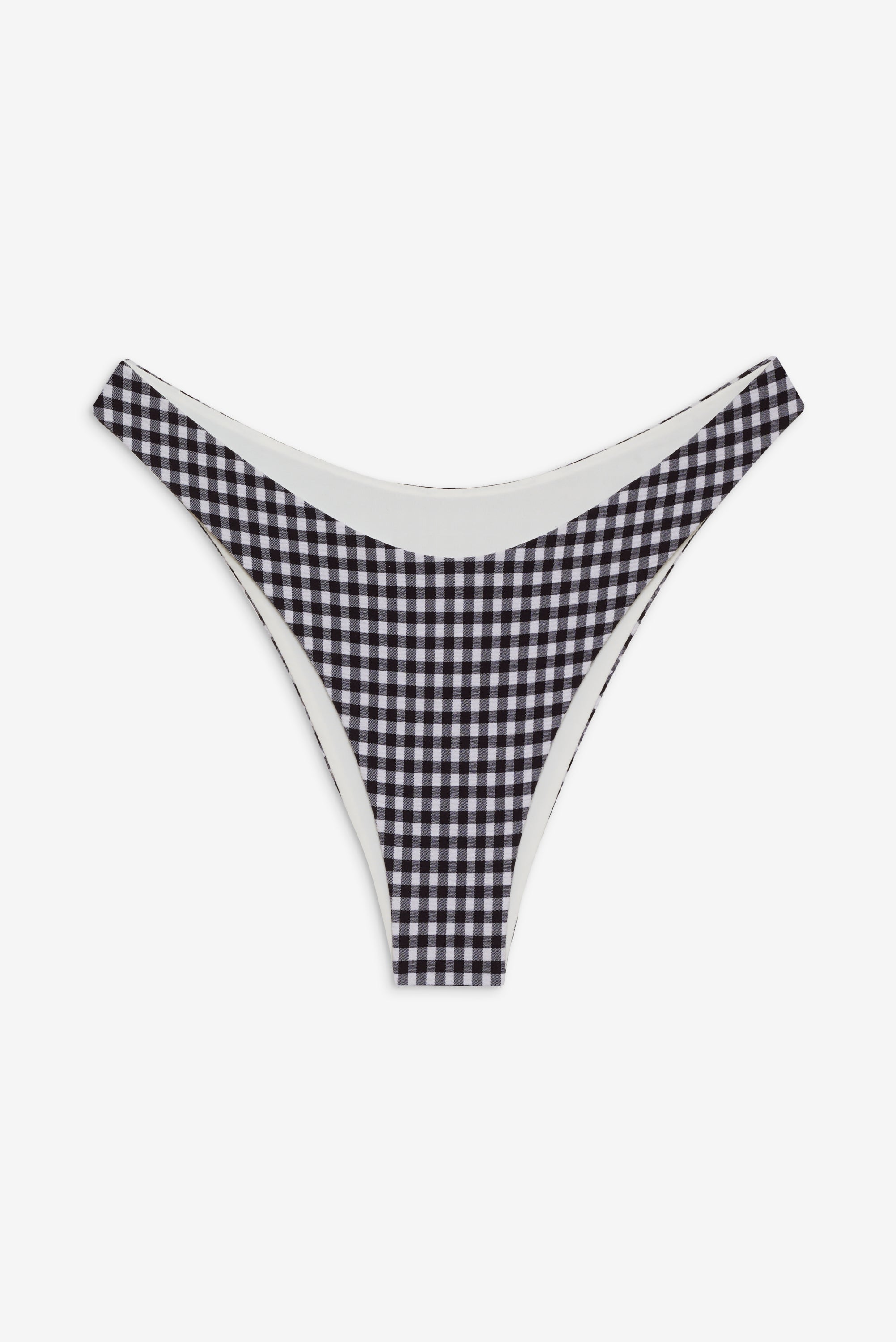 Dove Gingham Bikini Bottom - Blackberry Gingham