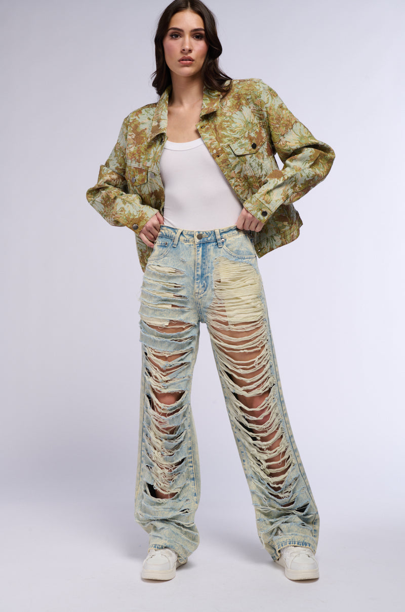 BROCADE TAPESTRY BOMBER JACKET