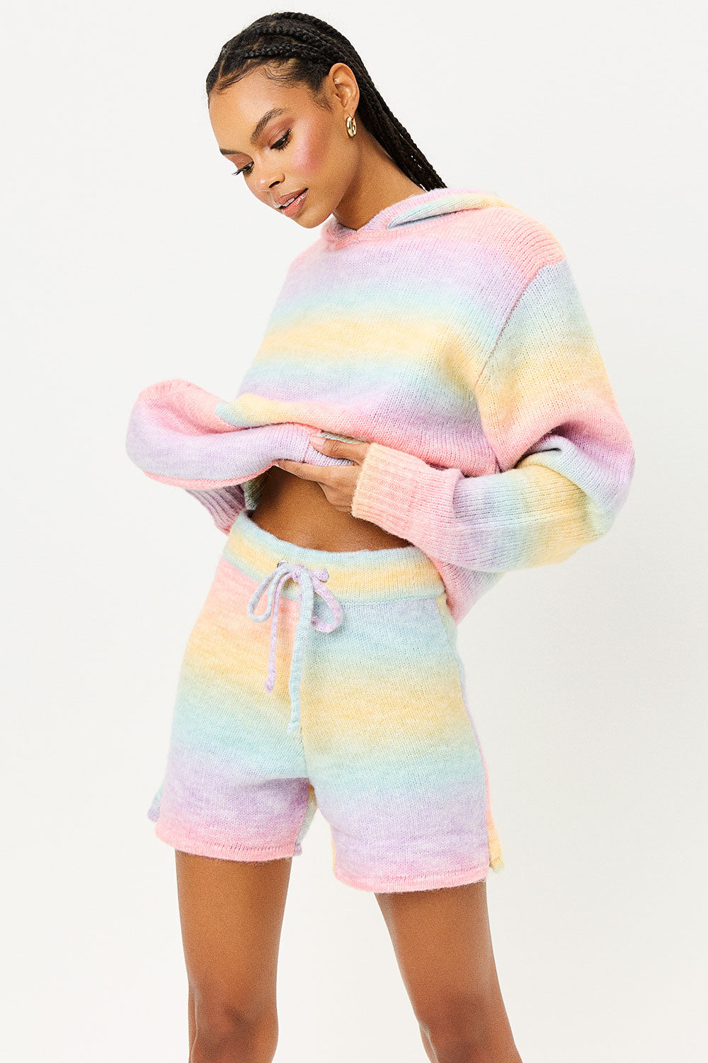 Burl Knit Sweat Short - Cotton Candy